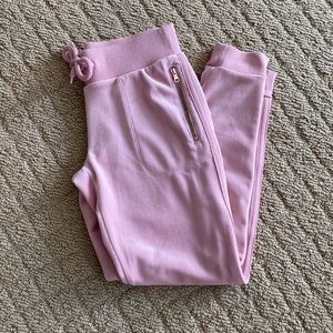 Girls Velour Joggers Size 10, EUC.